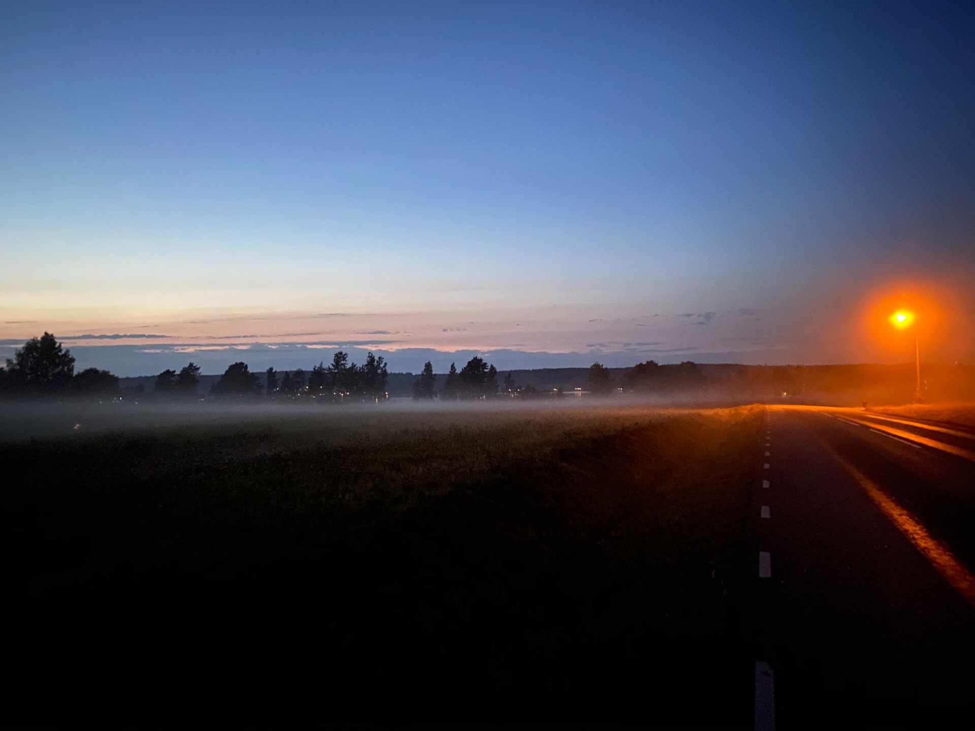 Ett sent träningspass