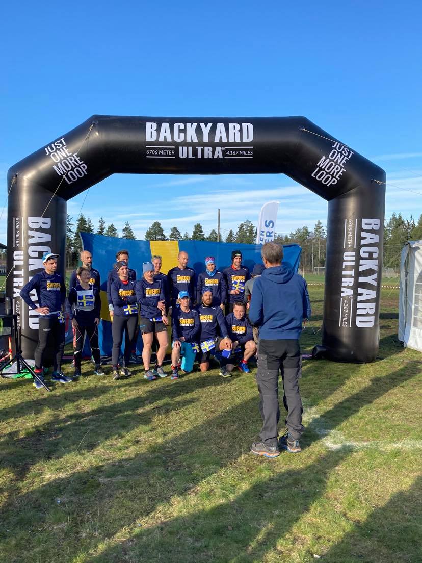 Team Sweden innan start!